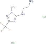 N-[1-Methyl-3-(trifluoromethyl)-1H-1,2,4-triazol-5-yl]ethane-1,2-diamine dihydrochloride