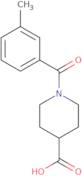 1-(3-Methylbenzoyl)piperidine-4-carboxylic acid