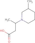 3-(3-Methylpiperidin-1-yl)butanoic acid