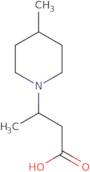 3-(4-Methylpiperidin-1-yl)butanoic acid