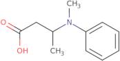 3-[Methyl(phenyl)amino]butanoic acid