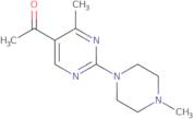 1-[4-Methyl-2-(4-methylpiperazin-1-yl)pyrimidin-5-yl]ethanone