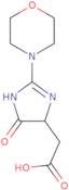 (2-Morpholin-4-yl-4-oxo-4,5-dihydro-1H-imidazol-5-yl)acetic acid