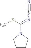 Methyl N-cyanopyrrolidine-1-carbimidothioate