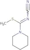 Methyl N-cyanopiperidine-1-carbimidothioate