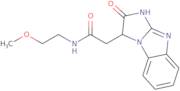 N-(2-Methoxyethyl)-2-(2-oxo-2,3-dihydro-1H-imidazo[1,2-a]benzimidazol-3-yl)acetamide