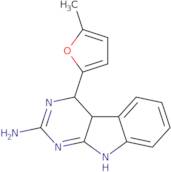 4-(5-Methyl-2-furyl)-4,4a-dihydro-1H-pyrimido[4,5-b]indol-2-amine