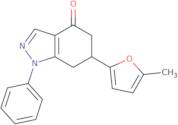 6-(5-Methyl-2-furyl)-1-phenyl-1,5,6,7-tetrahydro-4H-indazol-4-one