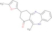 11-Methyl-3-(5-methyl-2-furyl)-2,3,4,5-tetrahydro-1H-dibenzo[b,e][1,4]diazepin-1-one