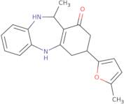 11-Methyl-3-(5-methyl-2-furyl)-2,3,4,5,10,11-hexahydro-1H-dibenzo[b,e][1,4]diazepin-1-one