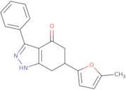 6-(5-Methyl-2-furyl)-3-phenyl-1,5,6,7-tetrahydro-4H-indazol-4-one