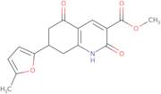 Methyl 7-(5-methyl-2-furyl)-2,5-dioxo-1,2,5,6,7,8-hexahydroquinoline-3-carboxylate