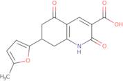 7-(5-Methyl-2-furyl)-2,5-dioxo-1,2,5,6,7,8-hexahydroquinoline-3-carboxylic acid