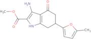 Methyl 3-amino-6-(5-methyl-2-furyl)-4-oxo-4,5,6,7-tetrahydro-1H-indole-2-carboxylate