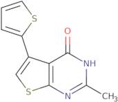 2-Methyl-5-(2-thienyl)thieno[2,3-d]pyrimidin-4(3H)-one