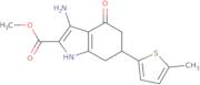 Methyl 3-amino-6-(5-methyl-2-thienyl)-4-oxo-4,5,6,7-tetrahydro-1H-indole-2-carboxylate