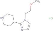 4-[1-(2-Methoxyethyl)-1H-imidazol-2-yl]piperidine hydrochloride