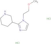 3-[1-(2-Methoxyethyl)-1H-imidazol-2-yl]piperidine dihydrochloride