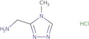 [(4-Methyl-4H-1,2,4-triazol-3-yl)methyl]amine hydrochloride