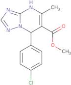 Methyl 7-(4-chlorophenyl)-5-methyl-4,7-dihydro[1,2,4]triazolo[1,5-a]pyrimidine-6-carboxylate