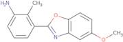 [3-(5-Methoxy-1,3-benzoxazol-2-yl)-2-methylphenyl]amine