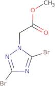 Methyl (3,5-dibromo-1H-1,2,4-triazol-1-yl)acetate