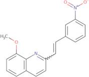 8-Methoxy-2-[2-(3-nitrophenyl)vinyl]quinoline