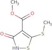 Methyl 3-hydroxy-5-(methylthio)isothiazole-4-carboxylate