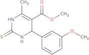 Methyl 4-(3-methoxyphenyl)-6-methyl-2-thioxo-1,2,3,4-tetrahydropyrimidine-5-carboxylate