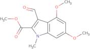 Methyl 3-formyl-4,6-dimethoxy-1-methyl-1H-indole-2-carboxylate