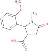 2-(2-Methoxyphenyl)-1-methyl-5-oxopyrrolidine-3-carboxylic acid