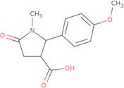 2-(4-Methoxyphenyl)-1-methyl-5-oxopyrrolidine-3-carboxylic acid