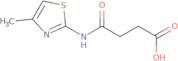 4-[(4-Methyl-1,3-thiazol-2-yl)amino]-4-oxobutanoic acid