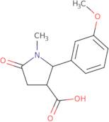 2-(3-Methoxyphenyl)-1-methyl-5-oxopyrrolidine-3-carboxylic acid