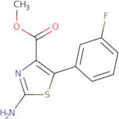 Methyl 2-amino-5-(3-fluorophenyl)-1,3-thiazole-4-carboxylate