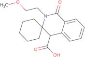 2'-(2-Methoxyethyl)-1'-oxo-1',4'-dihydro-2'H-spiro[cyclohexane-1,3'-isoquinoline]-4'-carboxylic ...