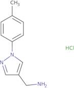 {[1-(4-Methylphenyl)-1H-pyrazol-4-yl]methyl}amine hydrochloride