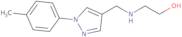 2-({[1-(4-Methylphenyl)-1H-pyrazol-4-yl]methyl}amino)ethanol