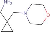 {[1-(Morpholin-4-ylmethyl)cyclopropyl]methyl}amine