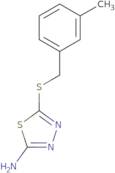 5-[(3-Methylbenzyl)thio]-1,3,4-thiadiazol-2-amine