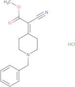 Methyl (1-benzylpiperidin-4-ylidene)(cyano)acetate hydrochloride