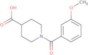 1-(3-Methoxybenzoyl)piperidine-4-carboxylic acid