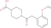 1-[(2-Methoxyphenyl)acetyl]piperidine-4-carboxylic acid