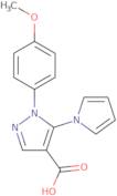 1-(4-Methoxyphenyl)-5-(1H-pyrrol-1-yl)-1H-pyrazole-4-carboxylic acid