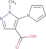 1-Methyl-5-(1H-pyrrol-1-yl)-1H-pyrazole-4-carboxylic acid