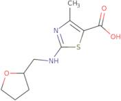4-Methyl-2-[(tetrahydrofuran-2-ylmethyl)amino]-1,3-thiazole-5-carboxylic acid