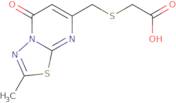 {[(2-Methyl-5-oxo-5H-[1,3,4]thiadiazolo[3,2-a]pyrimidin-7-yl)methyl]thio}acetic acid