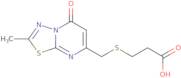 3-{[(2-Methyl-5-oxo-5H-[1,3,4]thiadiazolo[3,2-a]pyrimidin-7-yl)methyl]thio}propanoic acid