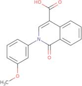 2-(3-Methoxyphenyl)-1-oxo-1,2-dihydroisoquinoline-4-carboxylic acid