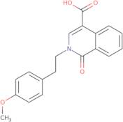 2-[2-(4-Methoxyphenyl)ethyl]-1-oxo-1,2-dihydroisoquinoline-4-carboxylic acid